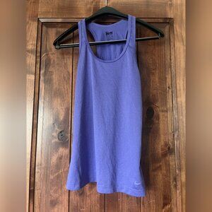 Nike dri-fit purple athletic tank top